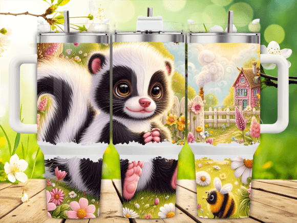 Playful Skunk Fairy Garden: Tumbler Graphics & Wraps Reviewed
