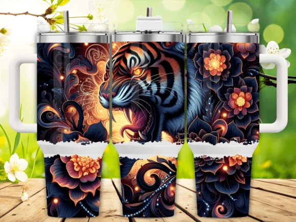 Tiger Fantasy Artwork: Tumbler Wraps Graphics Review